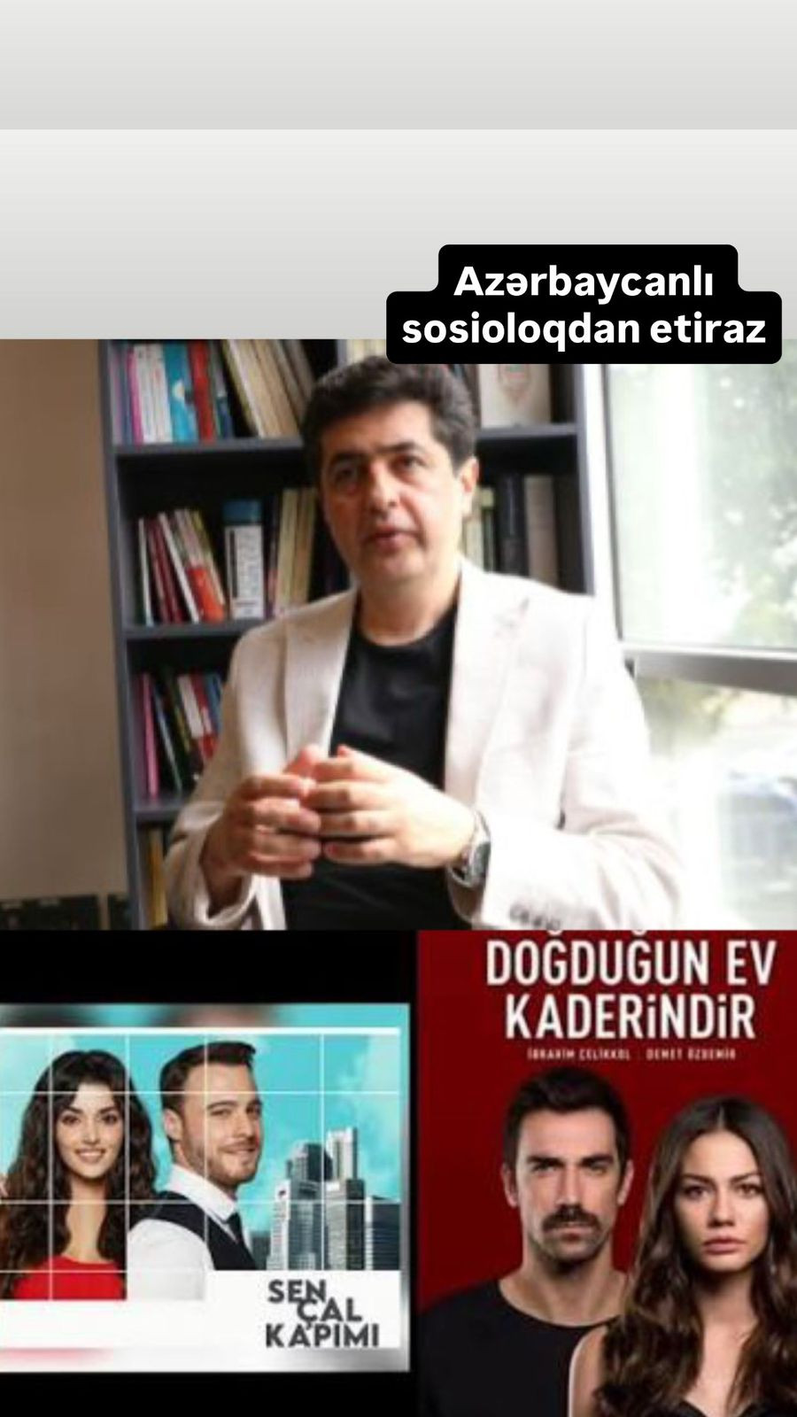 Azərbaycan əsilli Türkiyəli sosioloq: “Seriallarda Azərbaycan dili və mədəniyyətinin istehza obyektinə çevrilməsi qəbuledilməzdir”