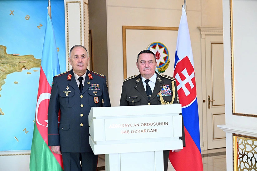 Azərbaycan və Slovakiya arasında hərbi sahədə əməkdaşlıq müzakirə edilib