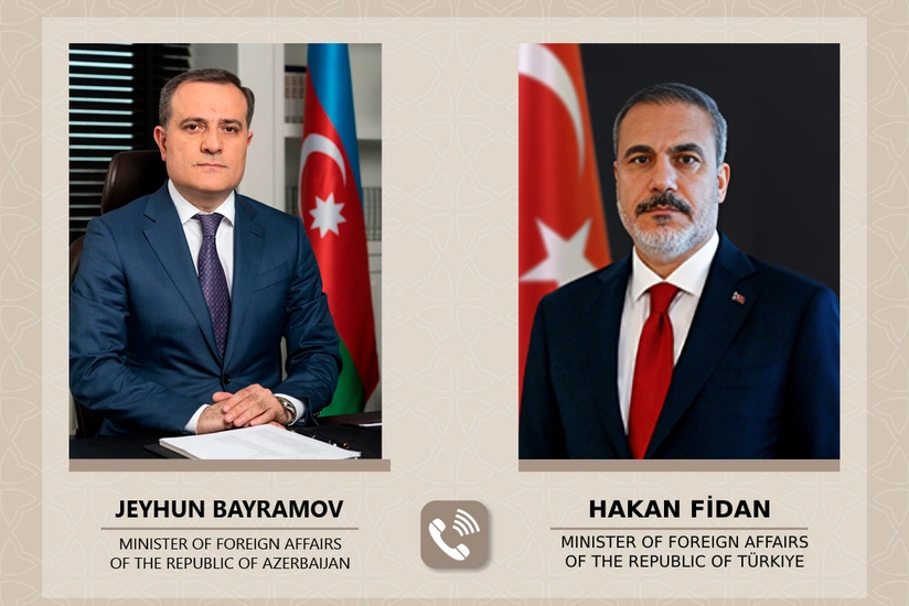 Azərbaycan və Türkiyə XİN başçıları Yaxın Şərqdəki vəziyyəti müzakirə ediblər