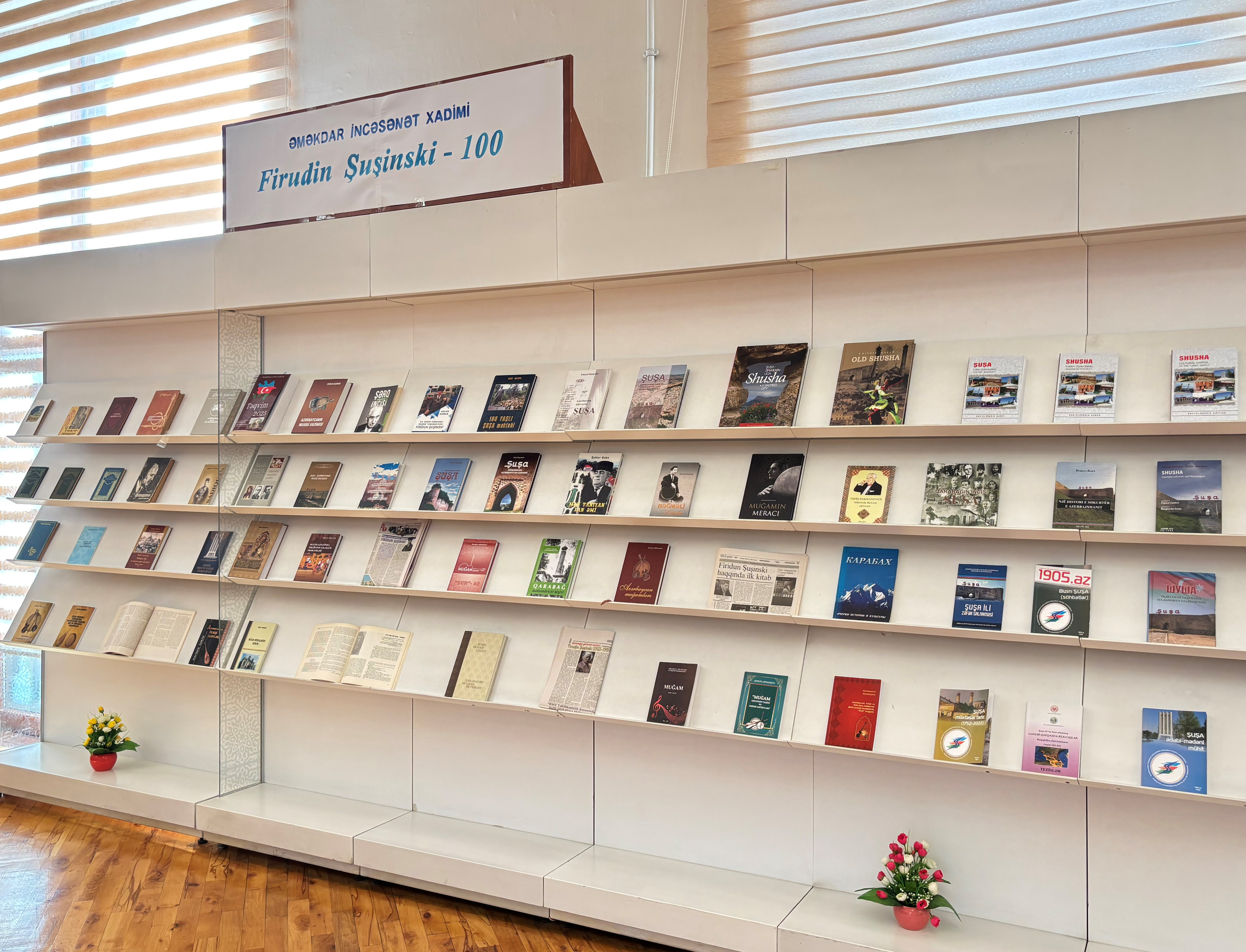 Milli Kitabxanada “Əməkdar incəsənət xadimi Firudin Şuşinski -100” adlı ənənəvi kitab sərgisi açılıb