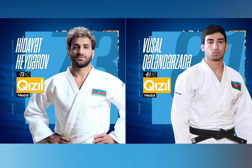 Azərbaycan cüdoçuları Qran-pridə 2 qızıl, 1 bürünc medal qazanıblar