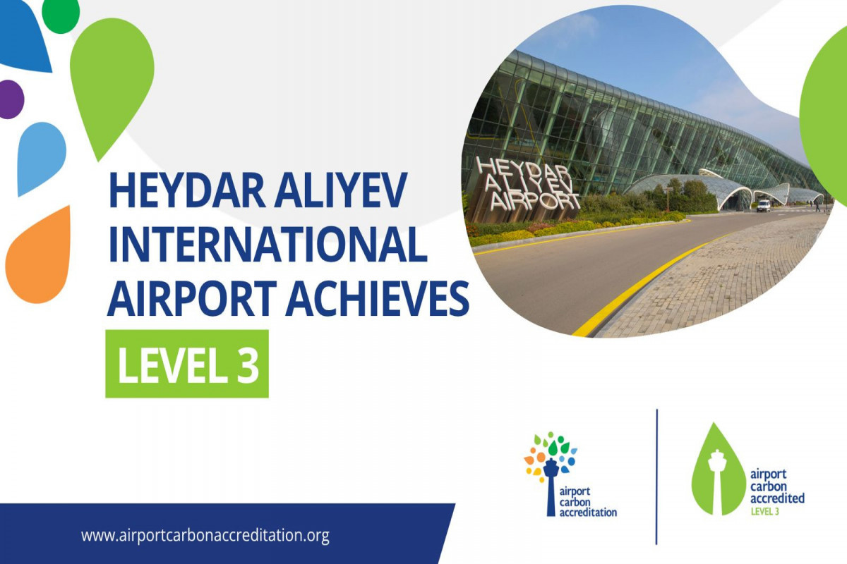 Heydər Əliyev Beynəlxalq Hava Limanı “ACI”nin ACA proqramı üzrə 3-cü səviyyə sertifikatını əldə etdi