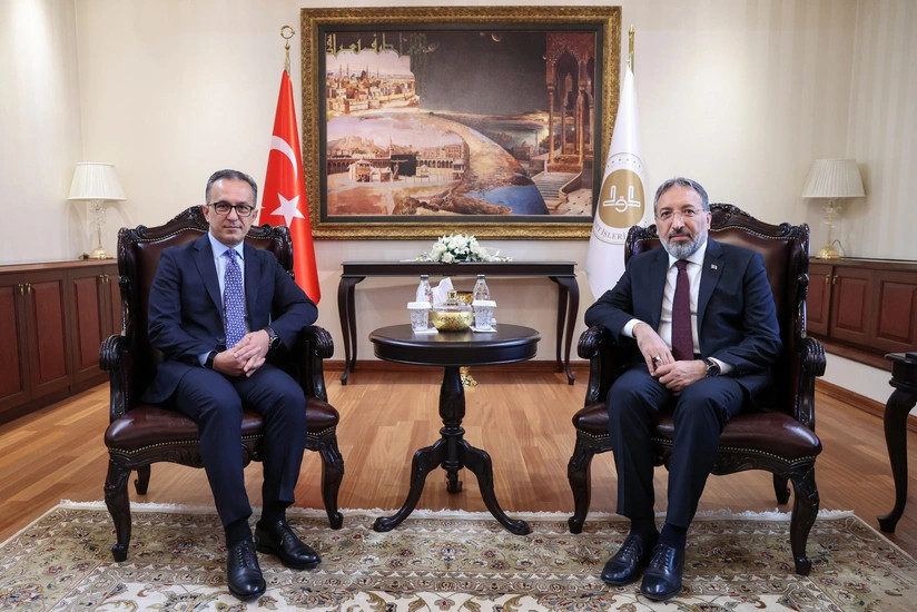 Ramin Məmmədov Türkiyə Diyanət İşləri İdarəsinin sədri Safi Arpaguş ilə görüşüb