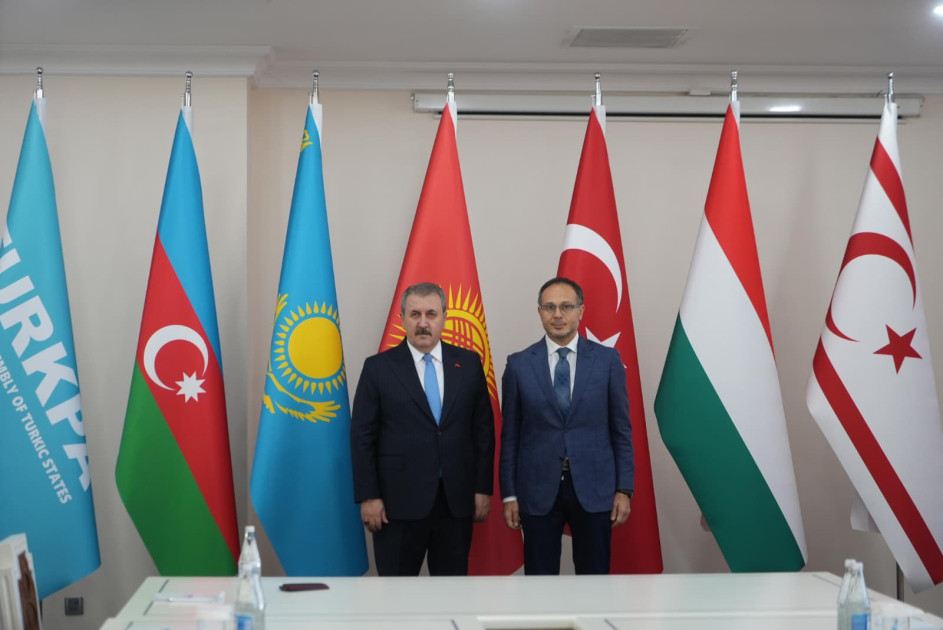 BBP sədri Mustafa Destici TÜRKPA Katibliyində olub