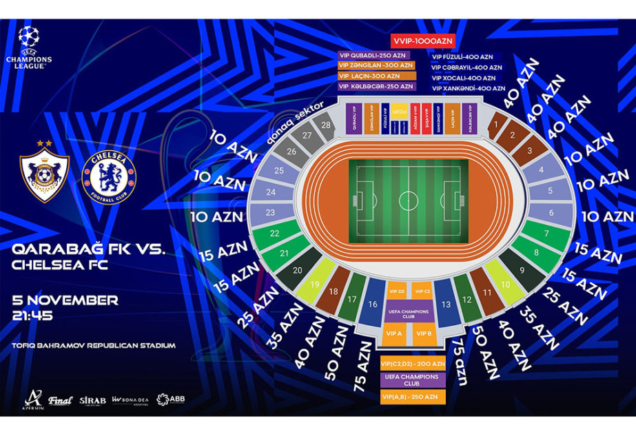 "Qarabağ" – "Çelsi" oyununa qanunsuz bilet satan şəxslərə qarşı əməliyyat keçirilib