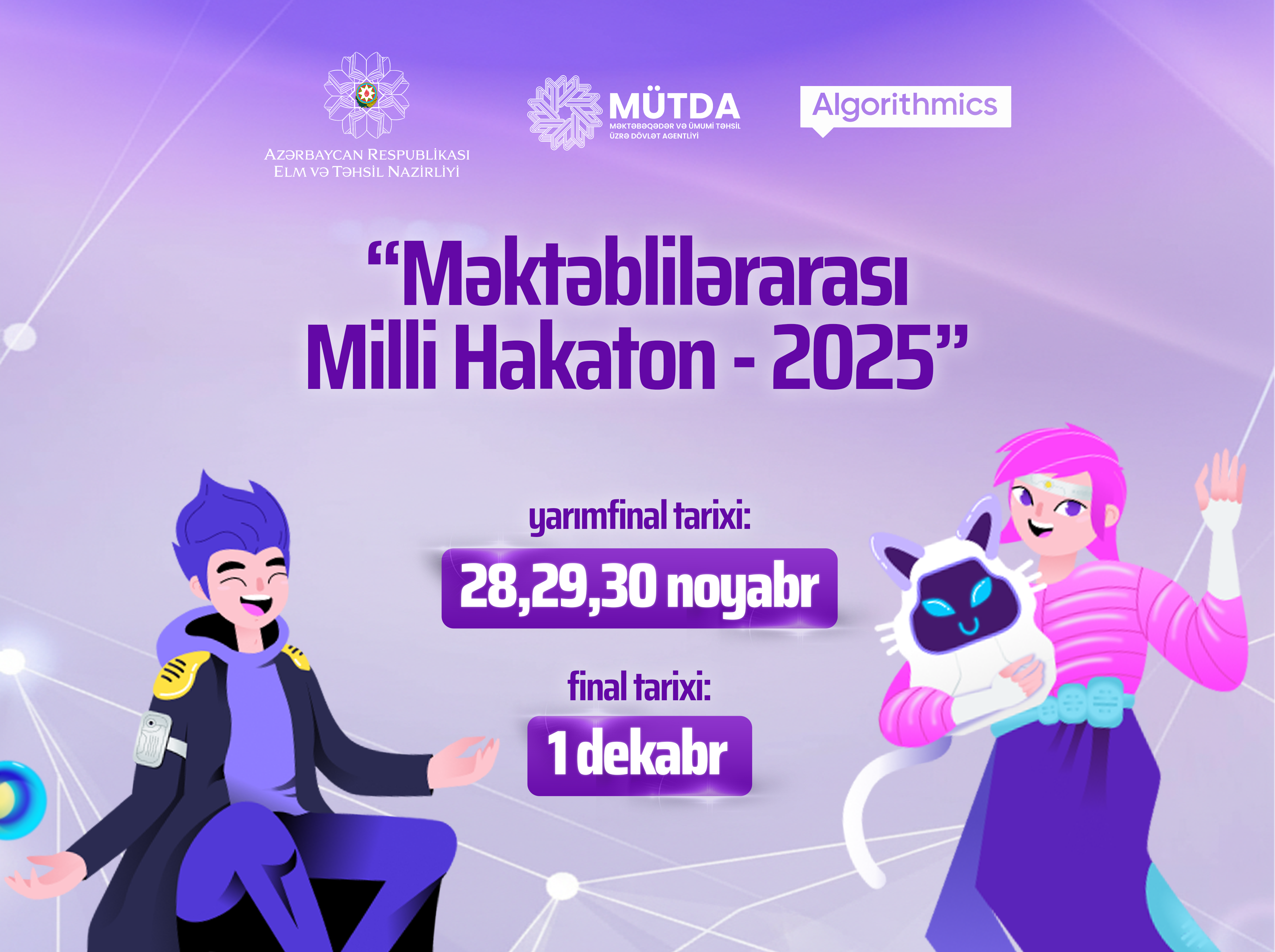 Məktəblilərarası Milli Hakatonun yarımfinal və final mərhələlərinin tarixləri açıqlanıb