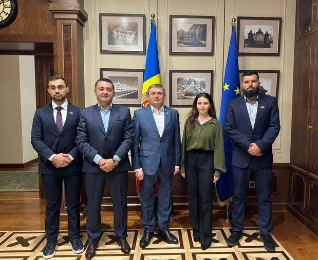 Moldova Azərbaycanlıları Konqresinin nümayəndələri Moldova Respublikası Parlamentinin sədri ilə görüşüb
