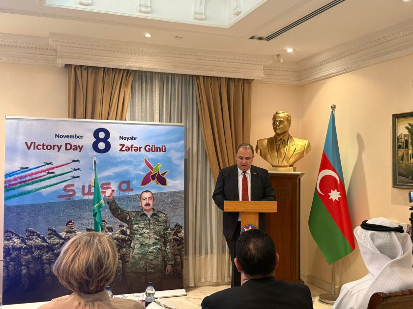 Küveytdə Zəfər Gününün beşinci ildönümü münasibətilə mərasim təşkil edilib