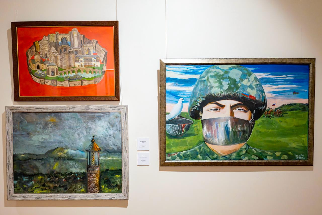 Milli İncəsənət Muzeyində “Zəfərin rəngləri” adlı sərginin açılışı keçirilib