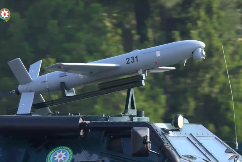 Azərbaycan Ordusunun "SkyStriker Block 4" sərbəst uçan döyüş sursatları Bakıdakı hərbi paradda ilk dəfə nümayiş olunub