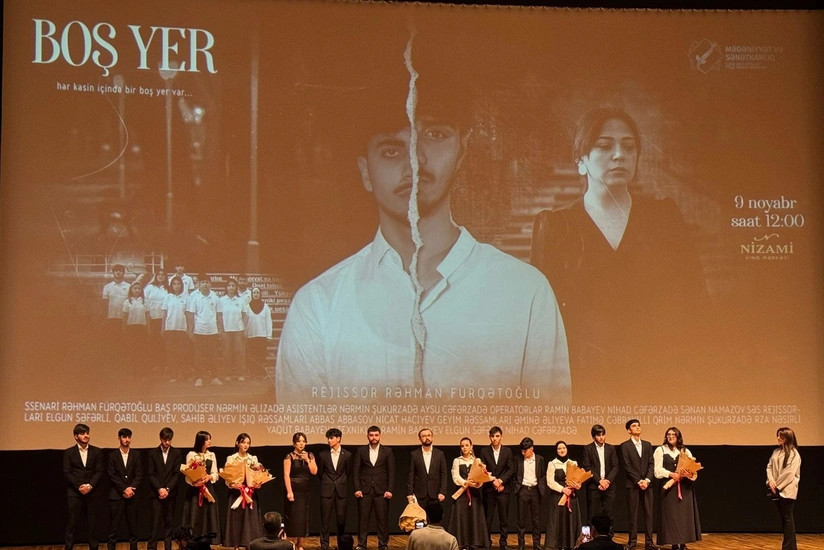 Azərbaycanda ilk dəfə tam yaradıcı heyəti tələbələrdən ibarət bədii film təqdim olunub