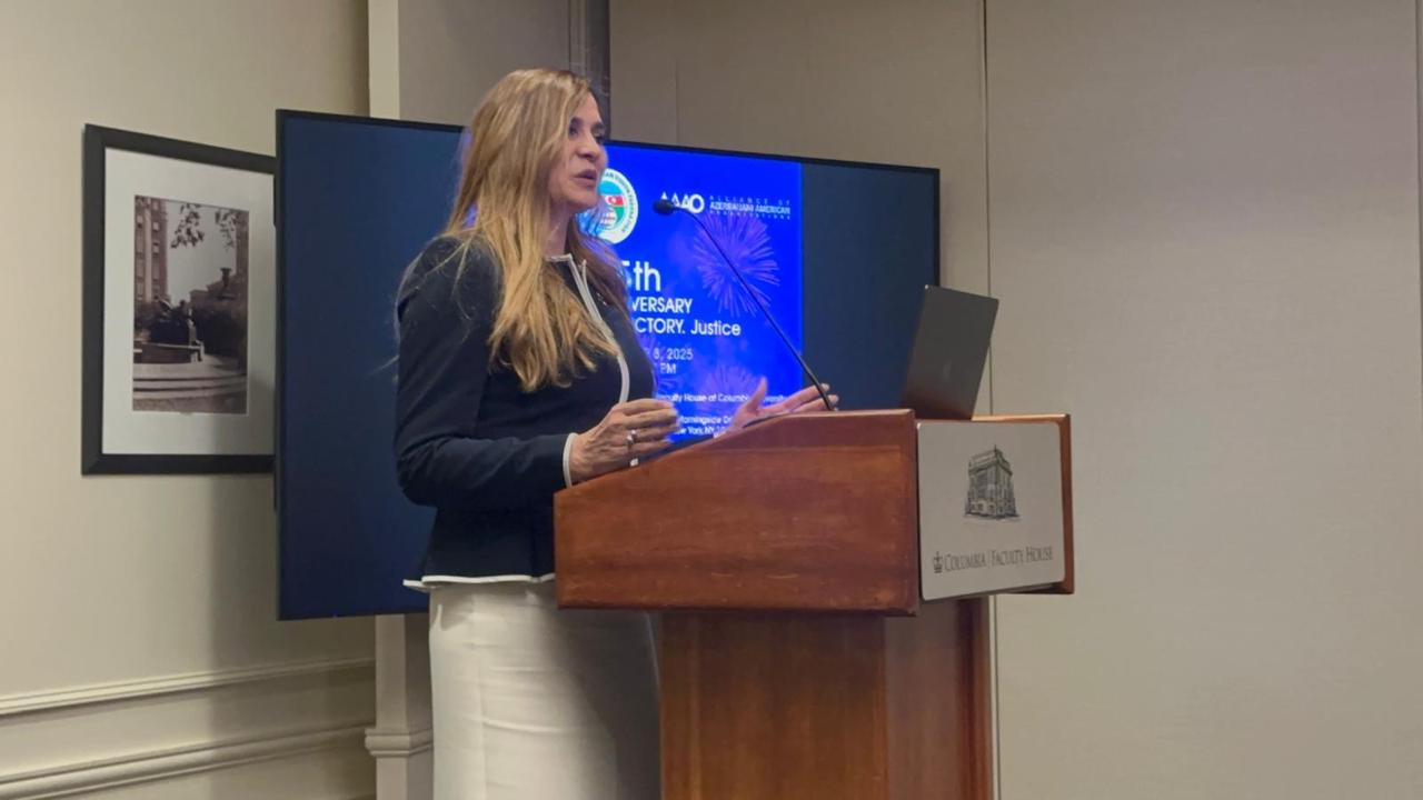 ABŞ-nin Kolumbiya Universitetində Zəfər Günü qeyd olunub