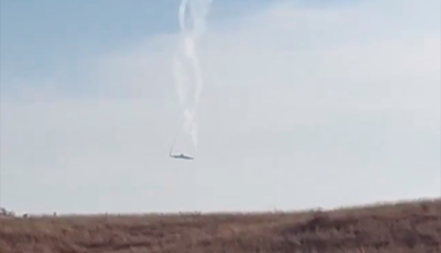 Azərbaycan sərhədində təyyarə qəzaya uğradı