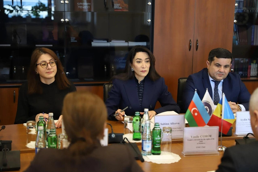 Səbinə Əliyeva ENOC sədri ilə uşaq hüquqlarının qorunmasını müzakirə edib