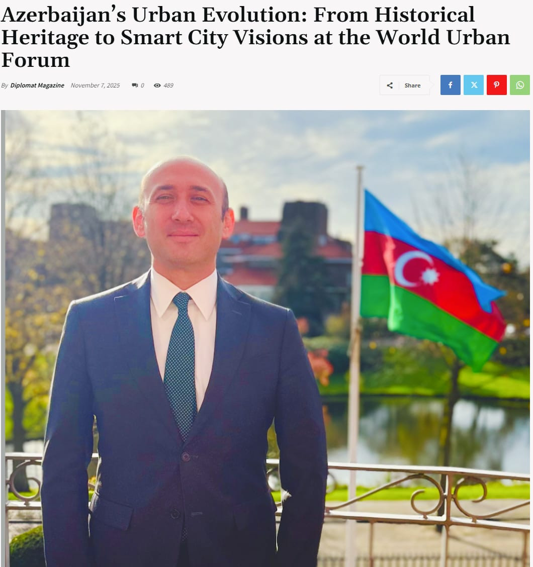 Səfir: Şəhərsalma sahəsində təcrübə Azərbaycan-Niderland əməkdaşlığını gücləndirir