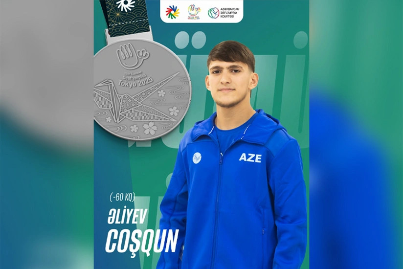 Azərbaycan idmançısı XXV Yay Deflimpiya Oyunlarında medal qazanıb