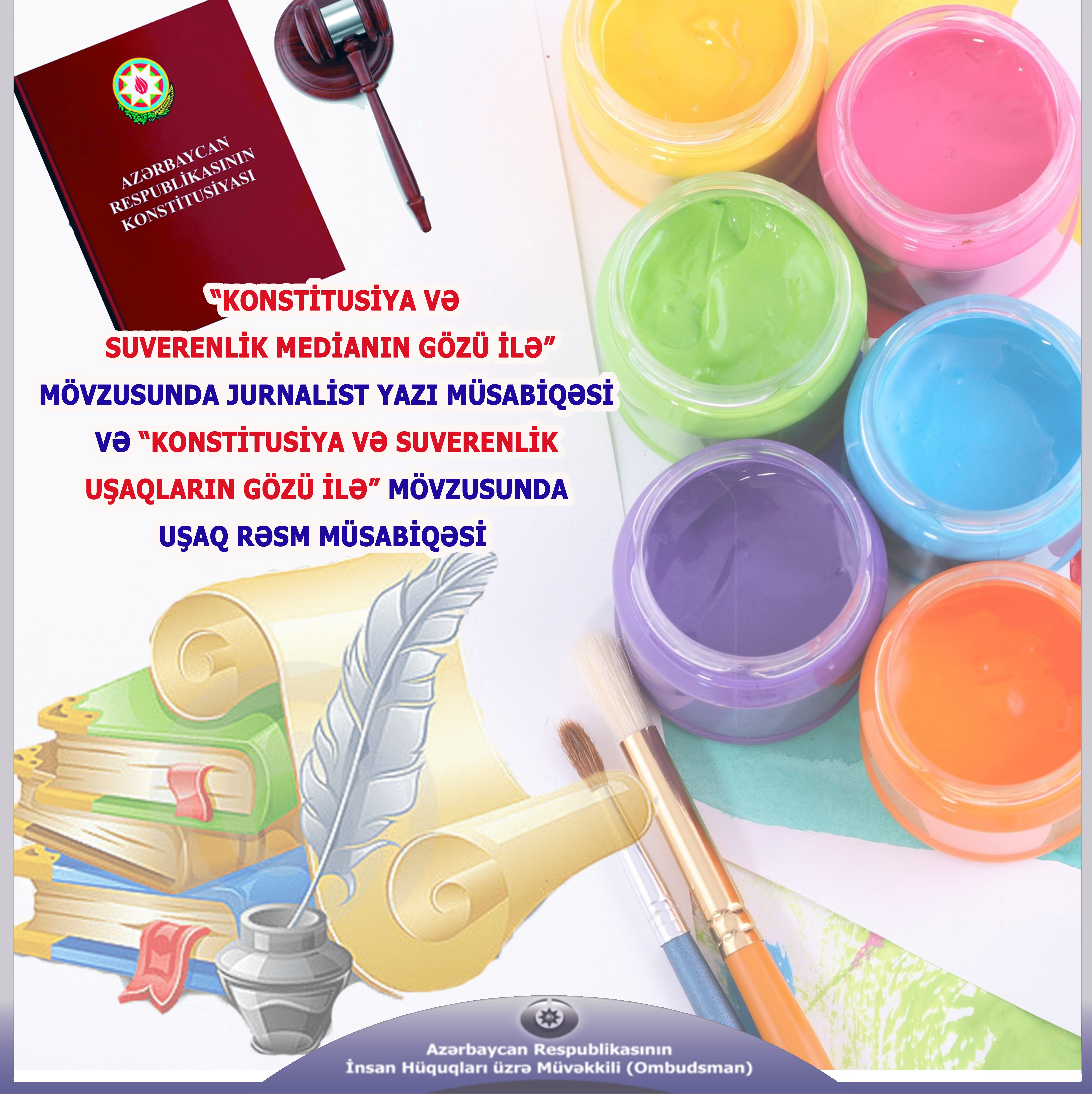 Ombudsman jurnalist yazı və uşaq rəsm müsabiqələri elan edib