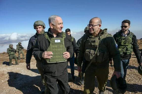 Netanyahu Suriyanın cənubuna səfər edib