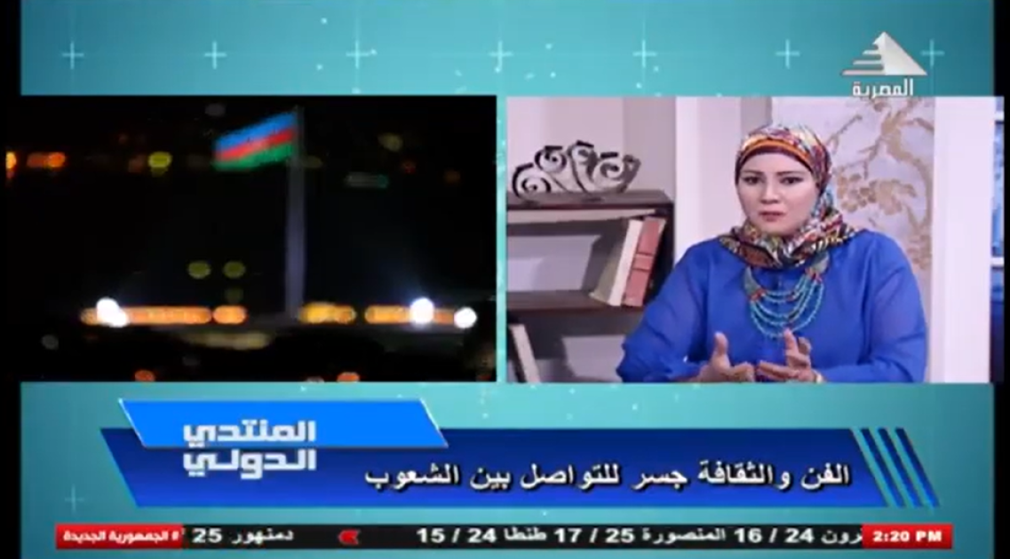 Misir telekanalında Azərbaycan musiqisi haqqında veriliş yayımlanıb