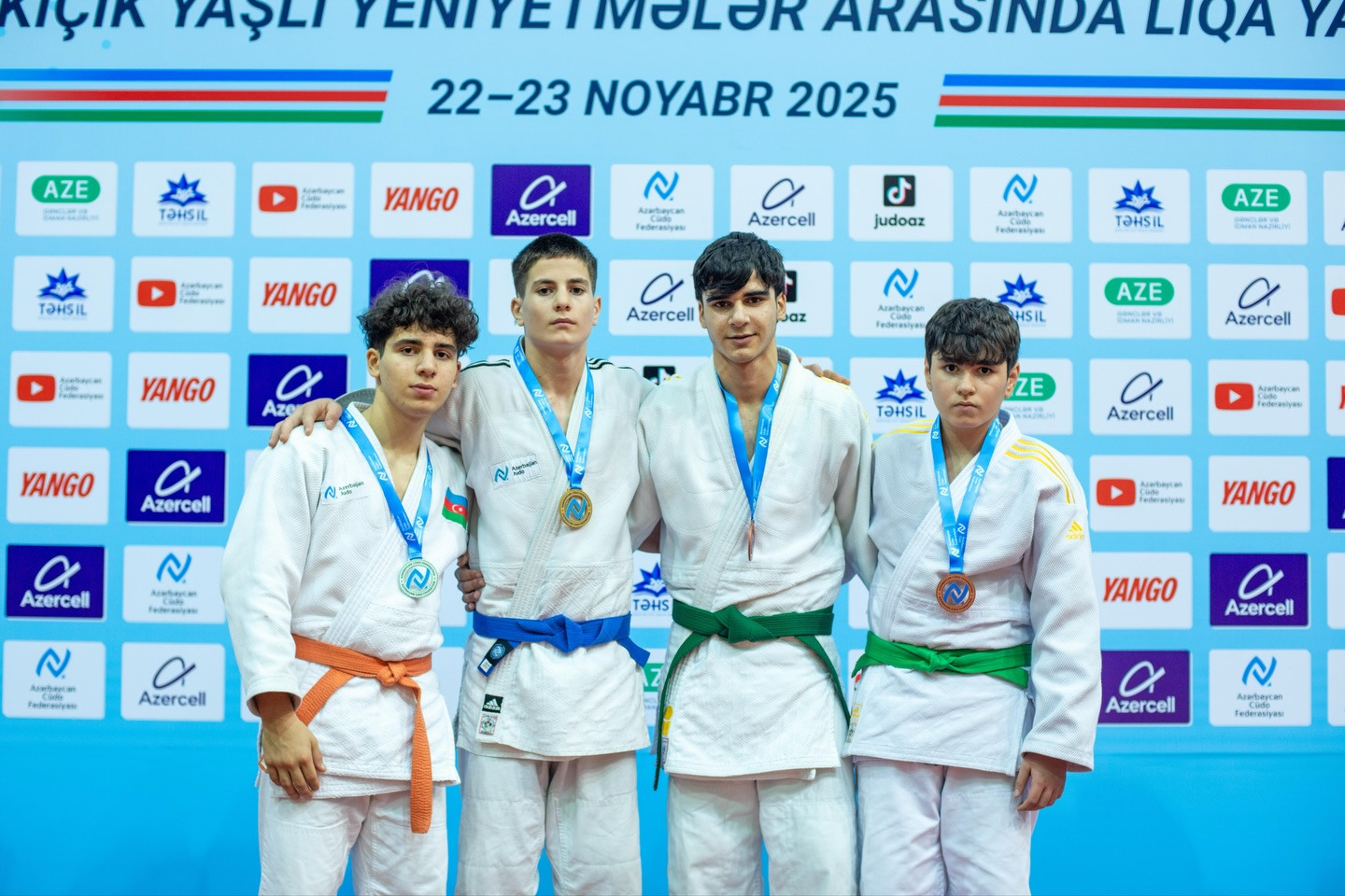 Yeniyetmə cüdoçuların liqa yarışında IV tura start verildi