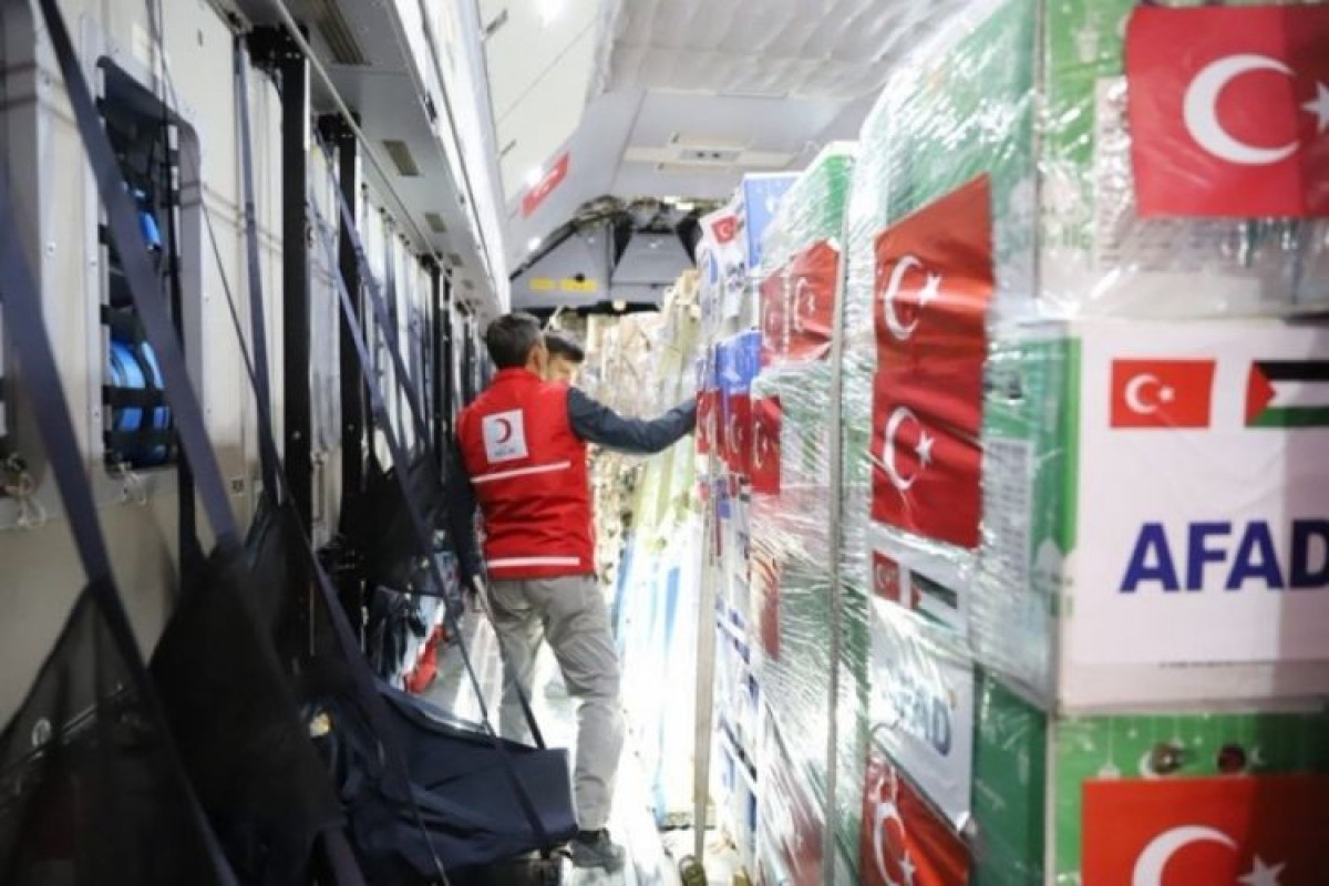 Türkiyə Qəzza üçün genişmiqyaslı tibbi yardım göndərib