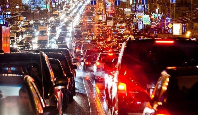 Bakı-Qazax yolunda tıxac yaranıb