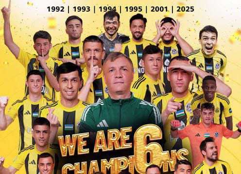 Bu klub 24 ildən sonra Özbəkistan çempionu oldu
