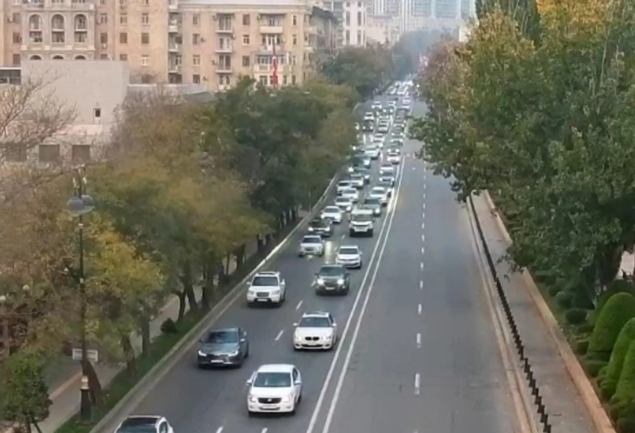Bakının bəzi yollarında sıxlıq yaranıb