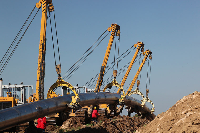 Magistral qaz kəmərlərinin gəlirləri artıb