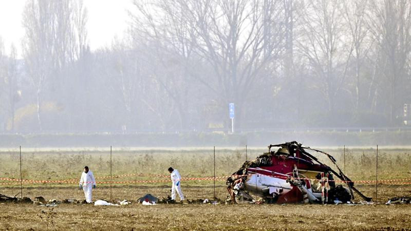 İtaliyada helikopter qəzası: