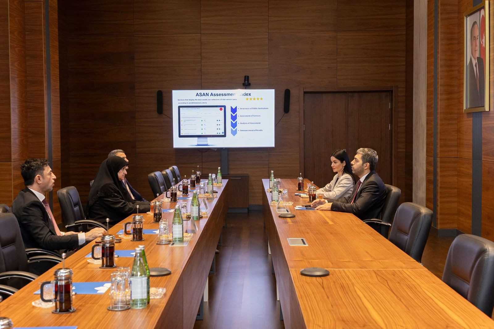 İraq nümayəndə heyəti “ASAN xidmət”in fəaliyyəti ilə tanış olub