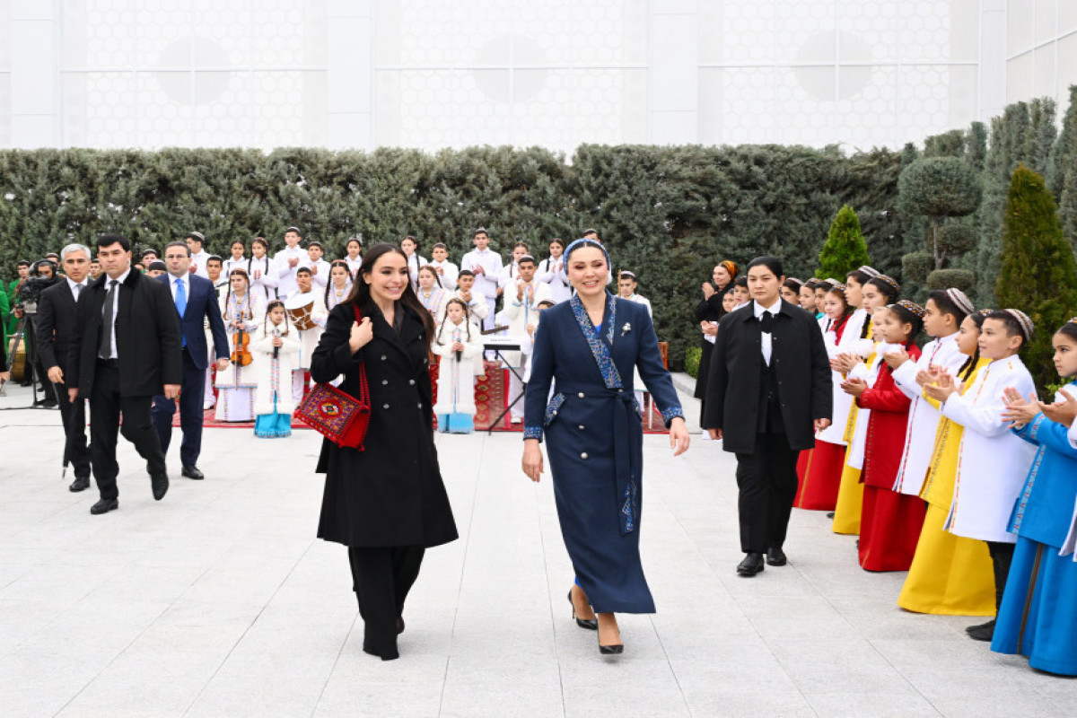 Leyla Əliyeva Türkmənistanda Qayğıya ehtiyacı olan uşaqlara yardım üzrə xeyriyyə Fondunun Avaza filialının açılışında iştirak edib