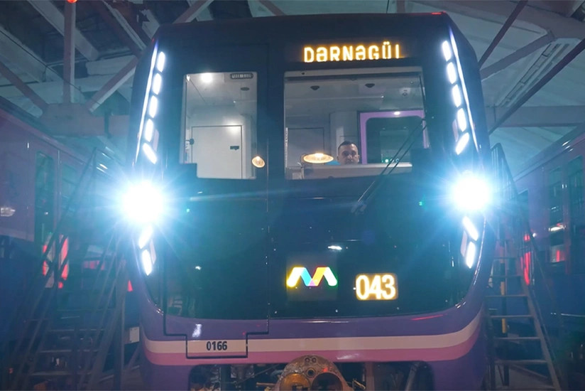 Bakı metrosunda daha bir yeni nəsil qatar istismara verilib