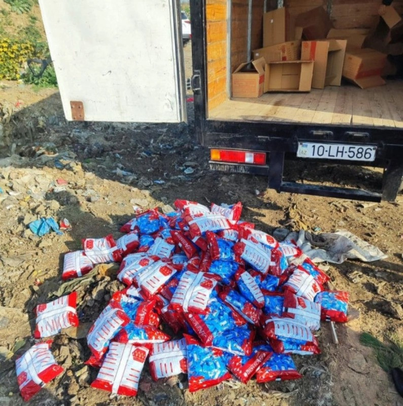 İrandan gətirilən konfetlər məhv edilib