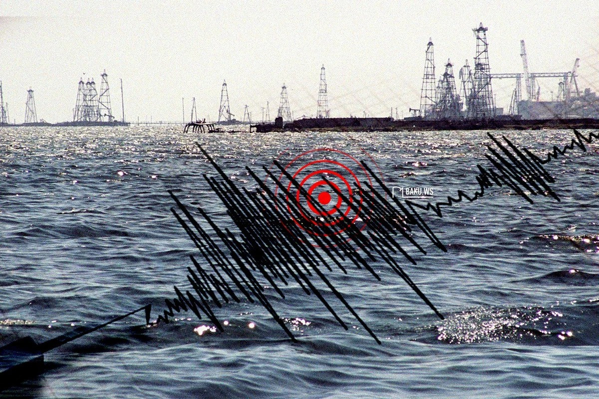 Xəzər dənizində zəlzələ baş verib