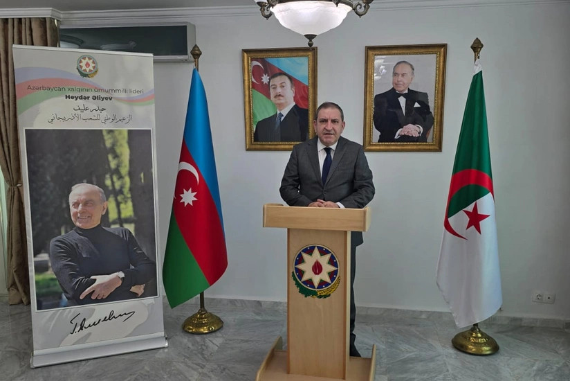 Azərbaycanın Əlcəzair səfirliyində Heydər Əliyevin xatirəsi anılıb