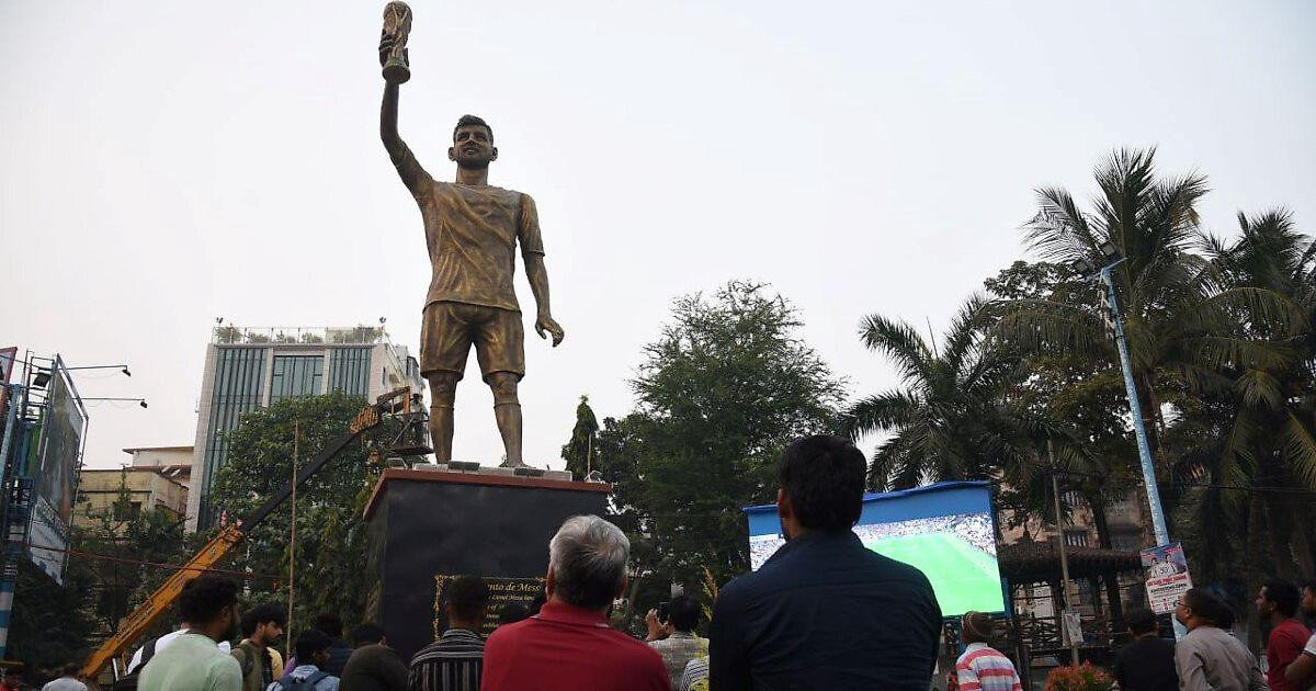 Messinin dünyadaki ən böyük heykəli Hindistanda ucaldıldı