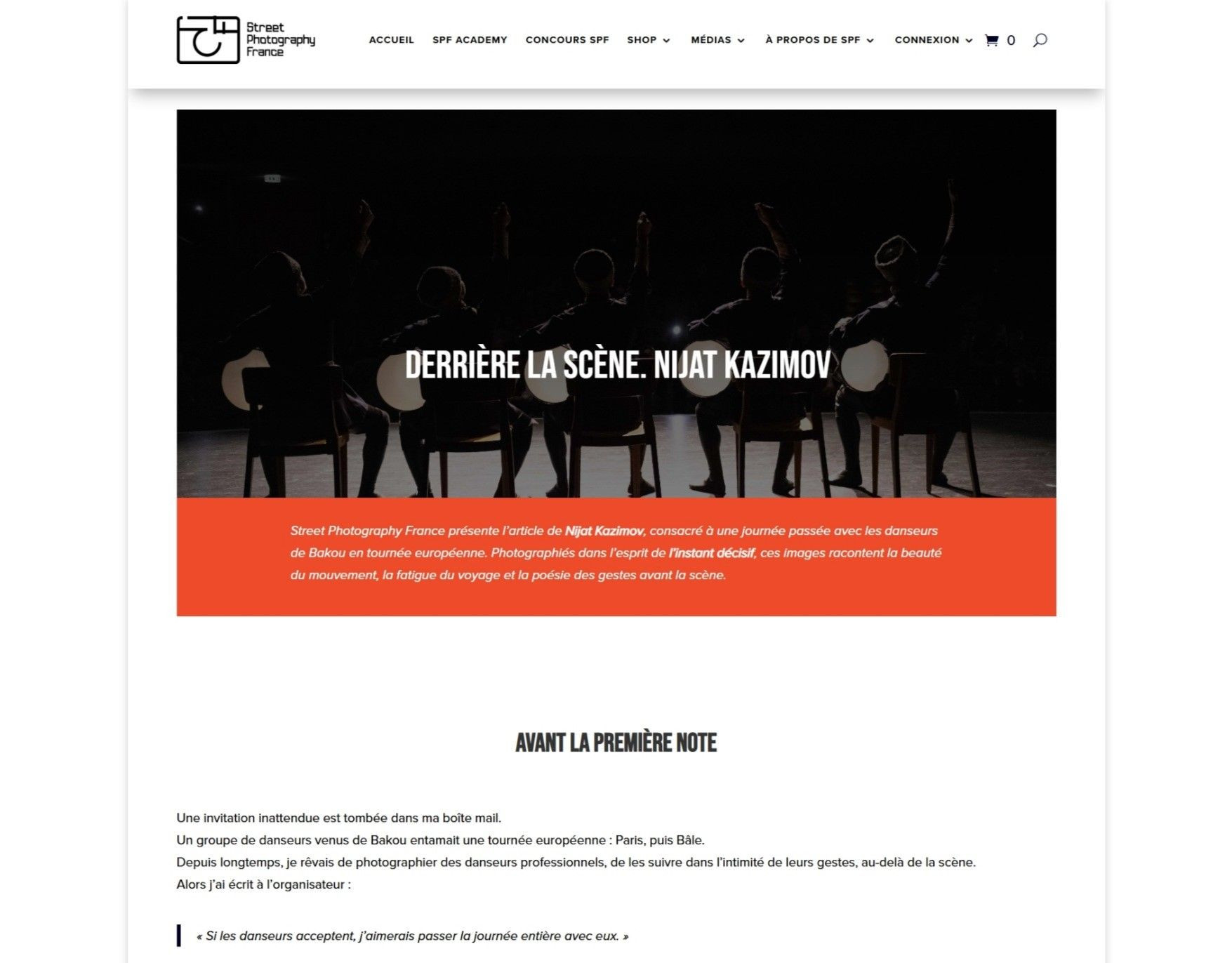 “Ritm” rəqs qrupunun çıxışı Fransa mətbuatında