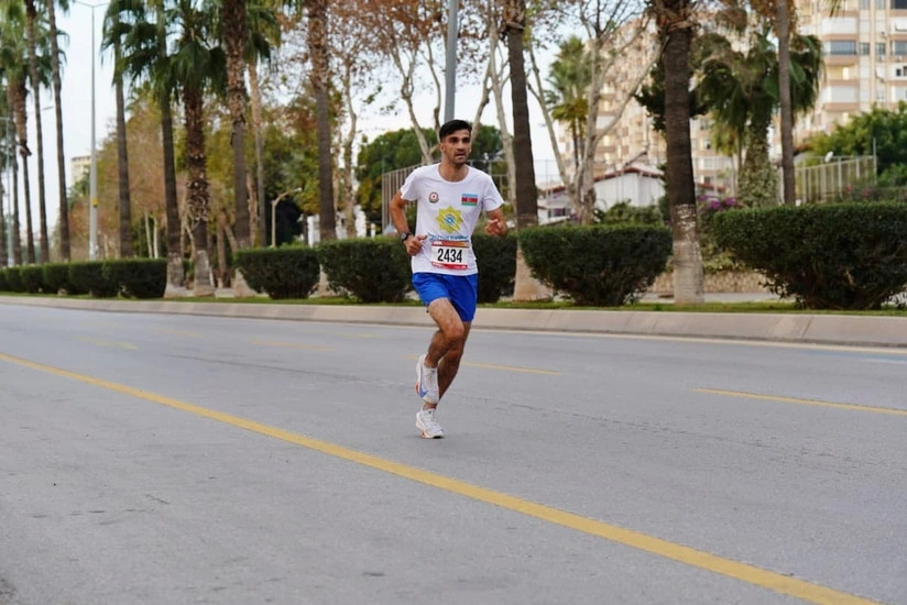 Azərbaycan atleti Mersin Marafonunda ikinci olub