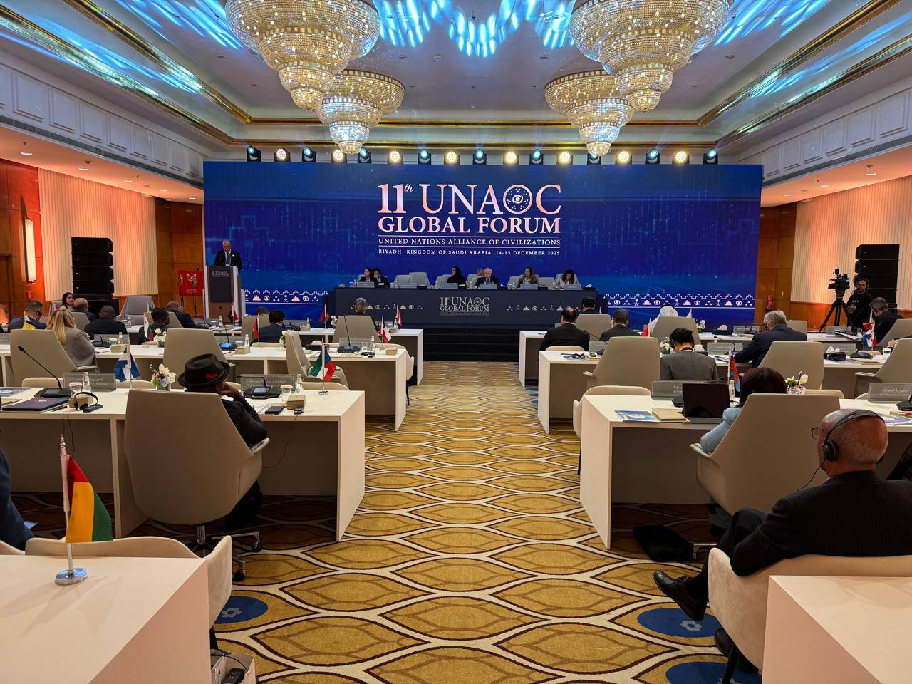 Mədəniyyət naziri Adil Kərimli UNAOC yüksək səviyyəli görüşündə çıxış edib