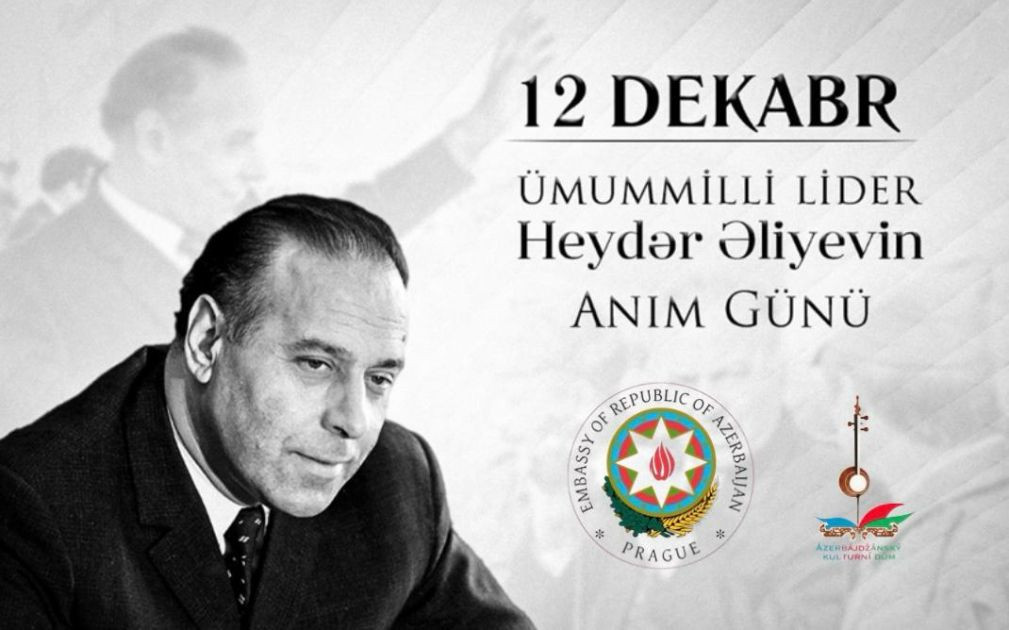 Praqada Ümummilli Lider Heydər Əliyevin əziz xatirəsi yad olunub