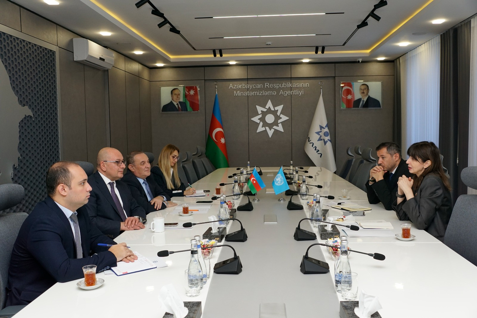 ANAMA BMT ilə humanitar minatəmizləməni müzakirə edib