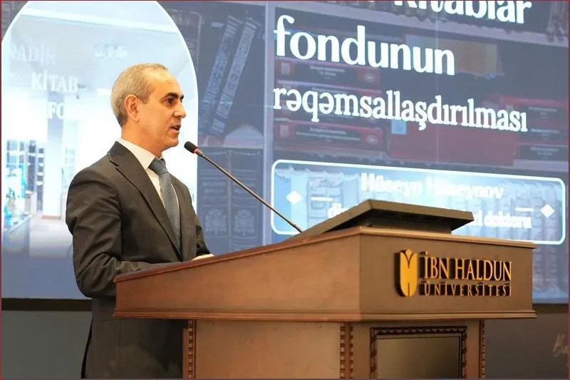 MEK direktoru İstanbulda beynəlxalq konfransda çıxış edib