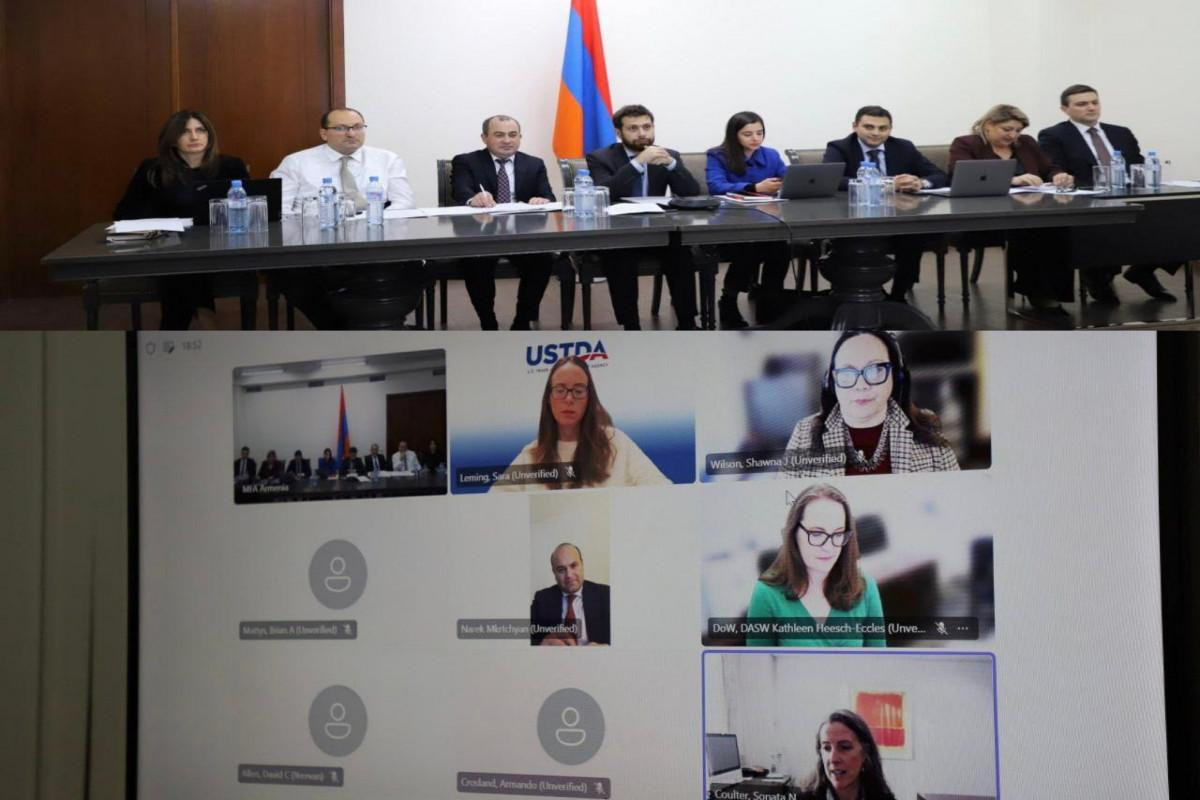 Ermənistan-ABŞ işçi qrupunun ilk iclası keçirilib