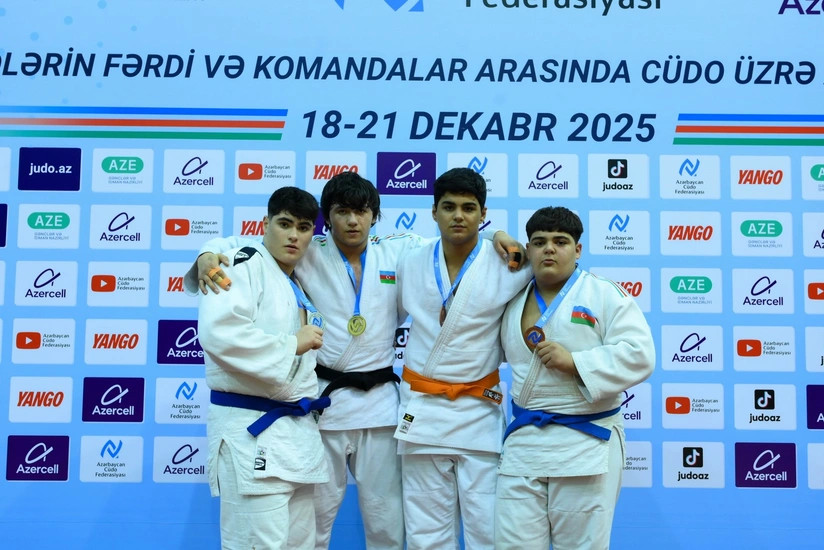 17 yaşadək cüdoçular arasında Azərbaycan birinciliyində fərdi mübarizə başa çatıb