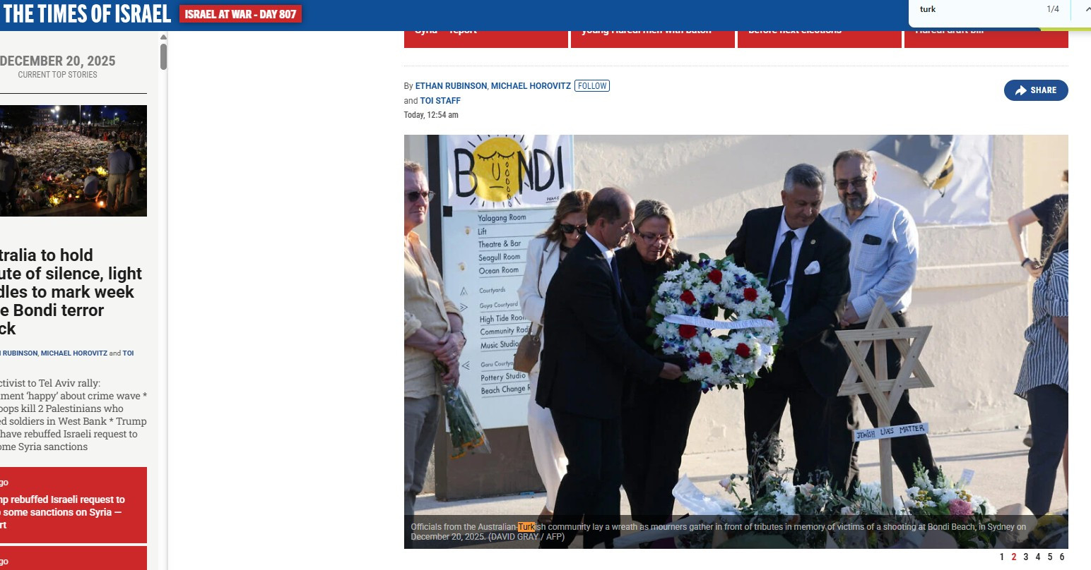 Sidneydə Hanuka bayramı zamanı həlak olanların xatirəsi anılıb