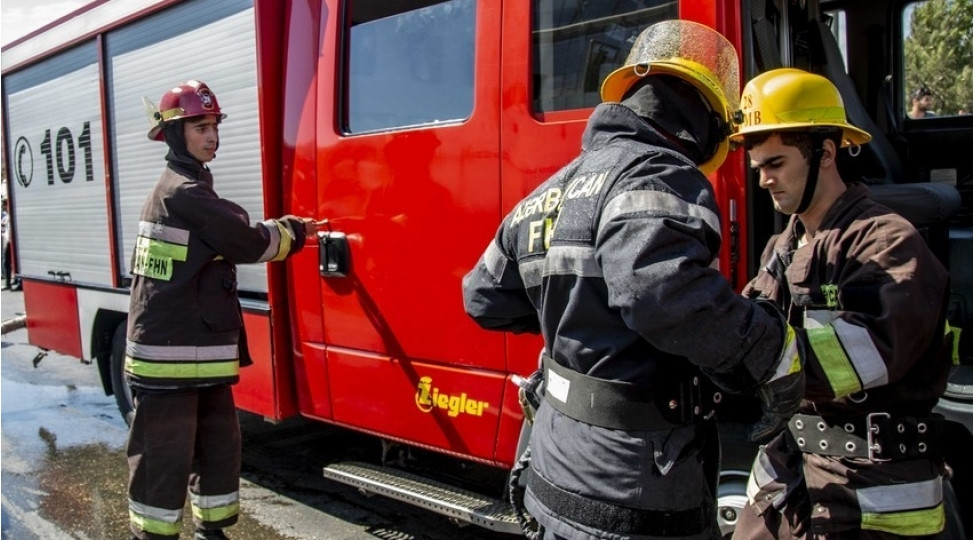 Bakıda yataqxana baş verən yanğın nəticəsində xəsarət alan olmayıb -