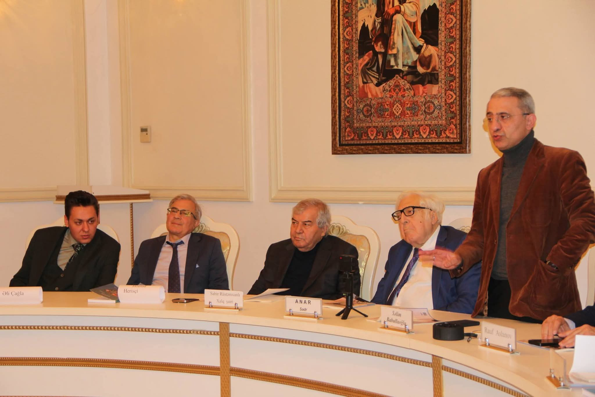 Təbrizli gənc yazar Əli Çağlanın kitabı AYB-də təqdim olunub