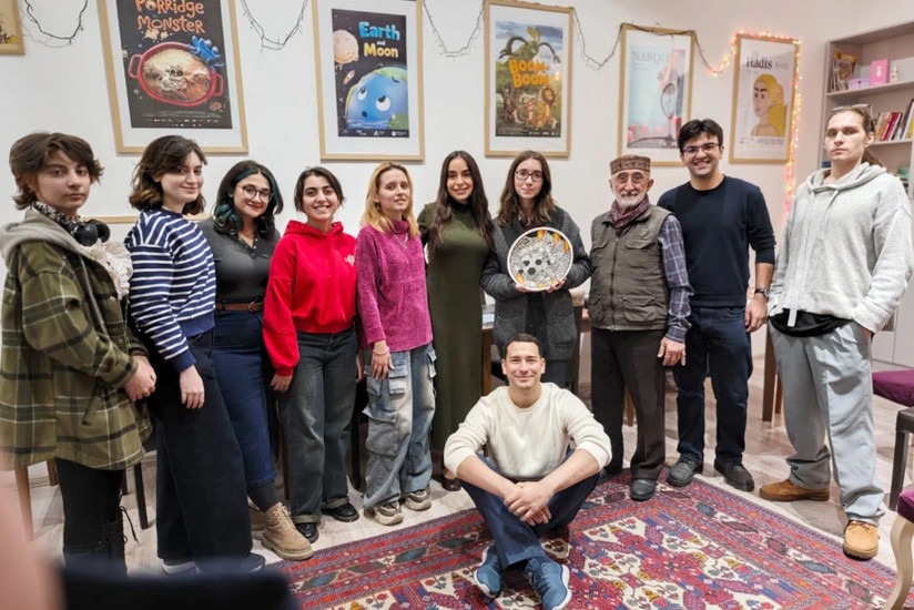 Leyla Əliyeva "ANİMAFİLM Studio"nun qonağı olub