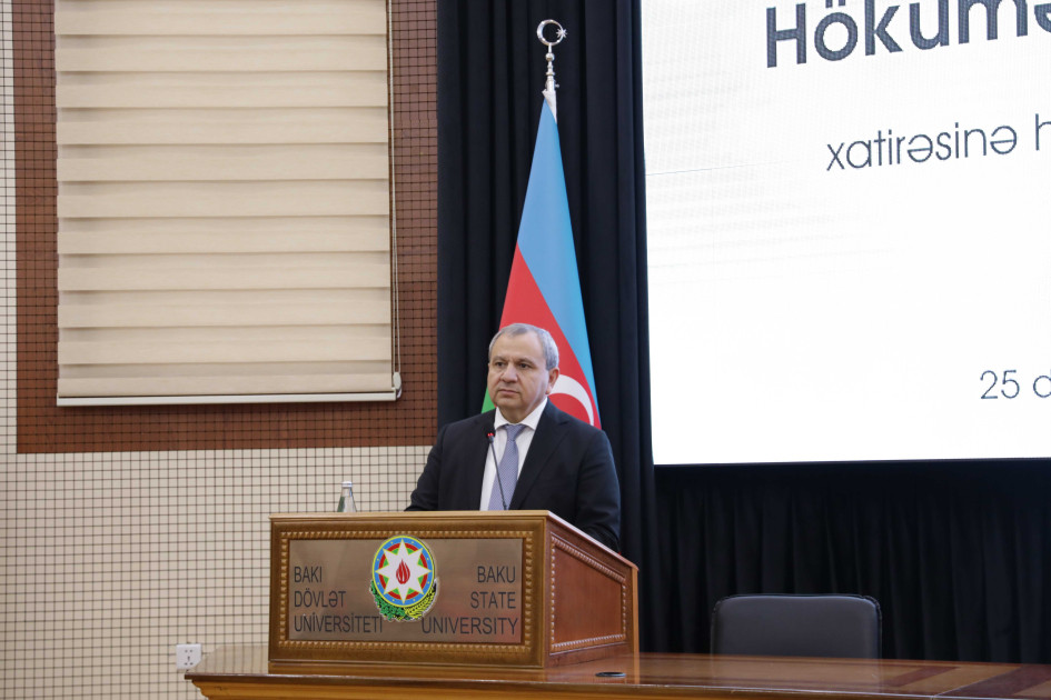 BDU-nun şəhid məzunu, Azərbaycanın Milli Qəhrəmanı Hökumə Əliyevanın xatirəsi anılıb
